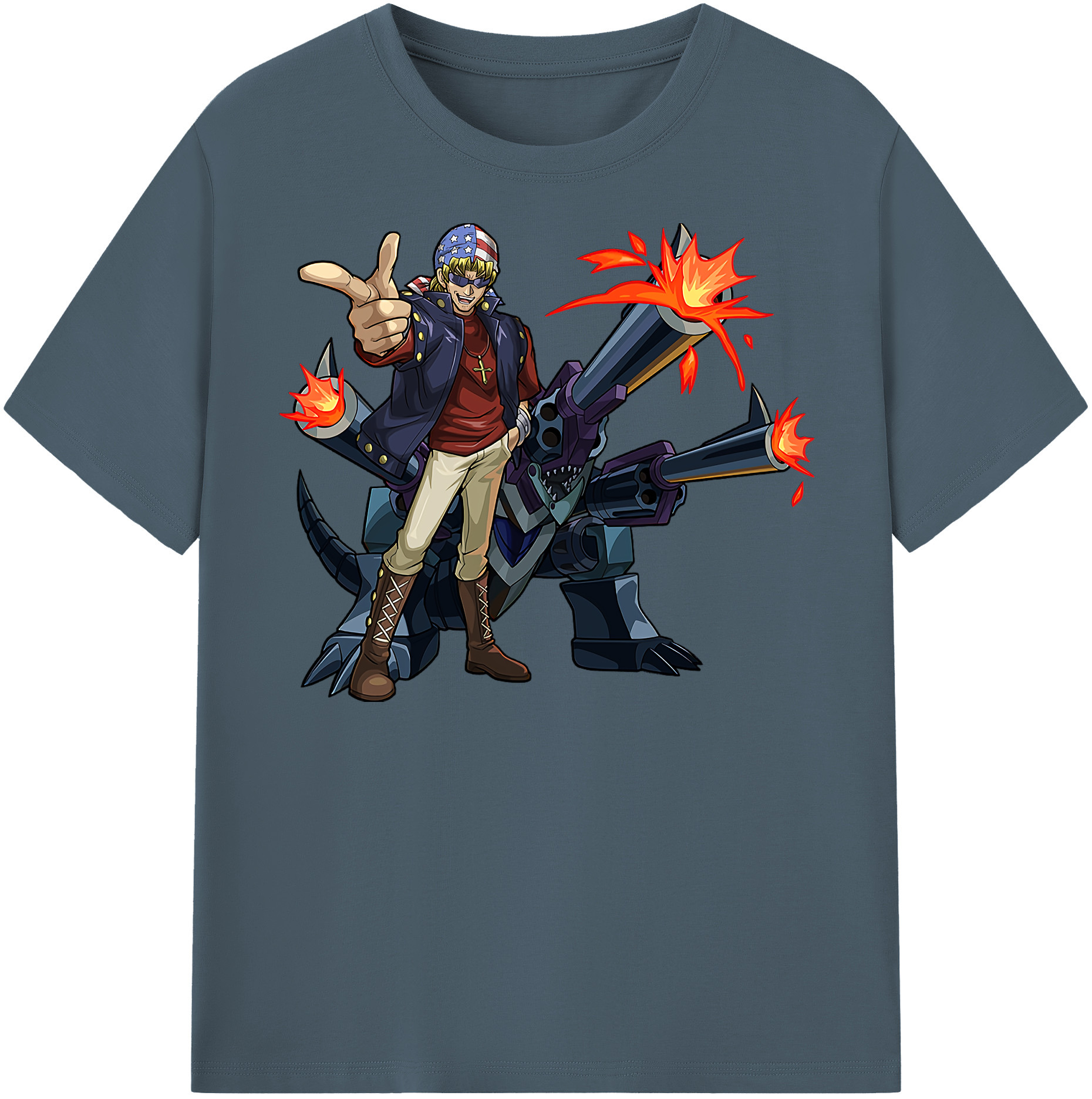 （画像用） 遊☆戯☆王 Yu-Gi-Oh! 綿100％半袖Tシャツ（フロントプリント）